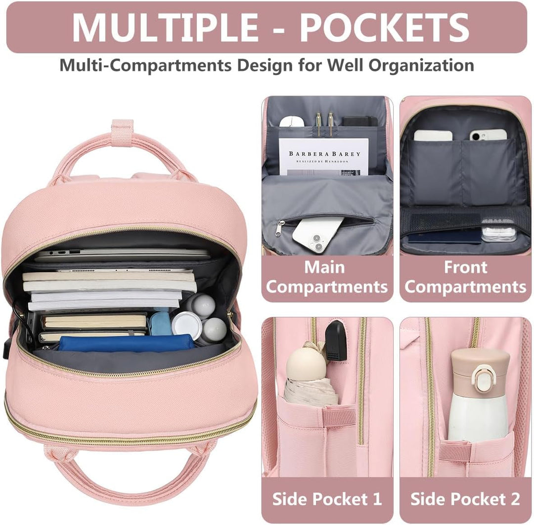bagswan Mochila para Laptop para Mujeres Bolsa, 15,6 pulg.
