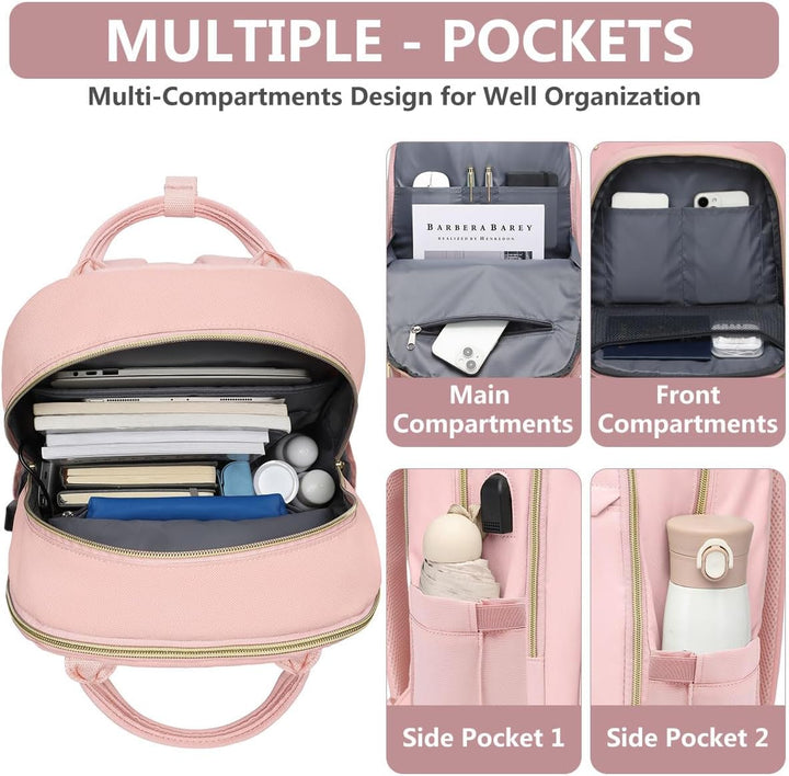 bagswan Mochila para Laptop para Mujeres Bolsa, 15,6 pulg.