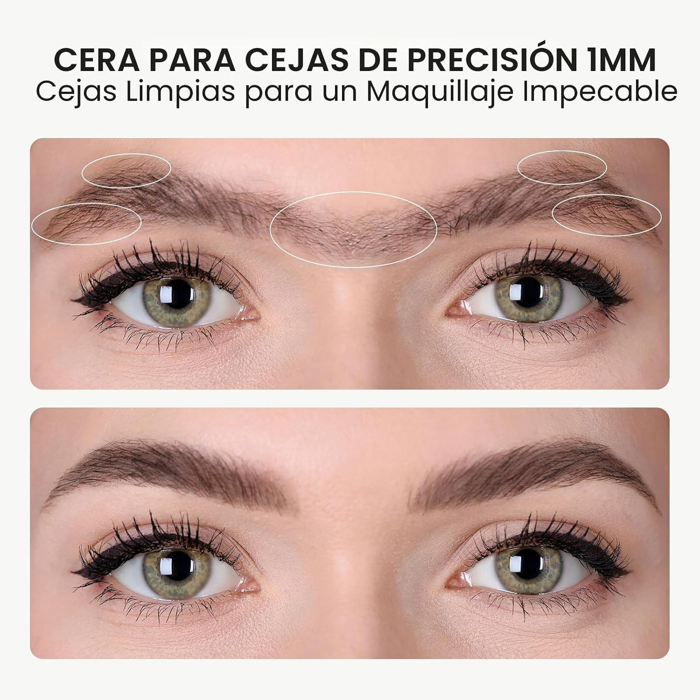 AUZEAL Mini kit de depilación facial para mujeres, kit de depilació...