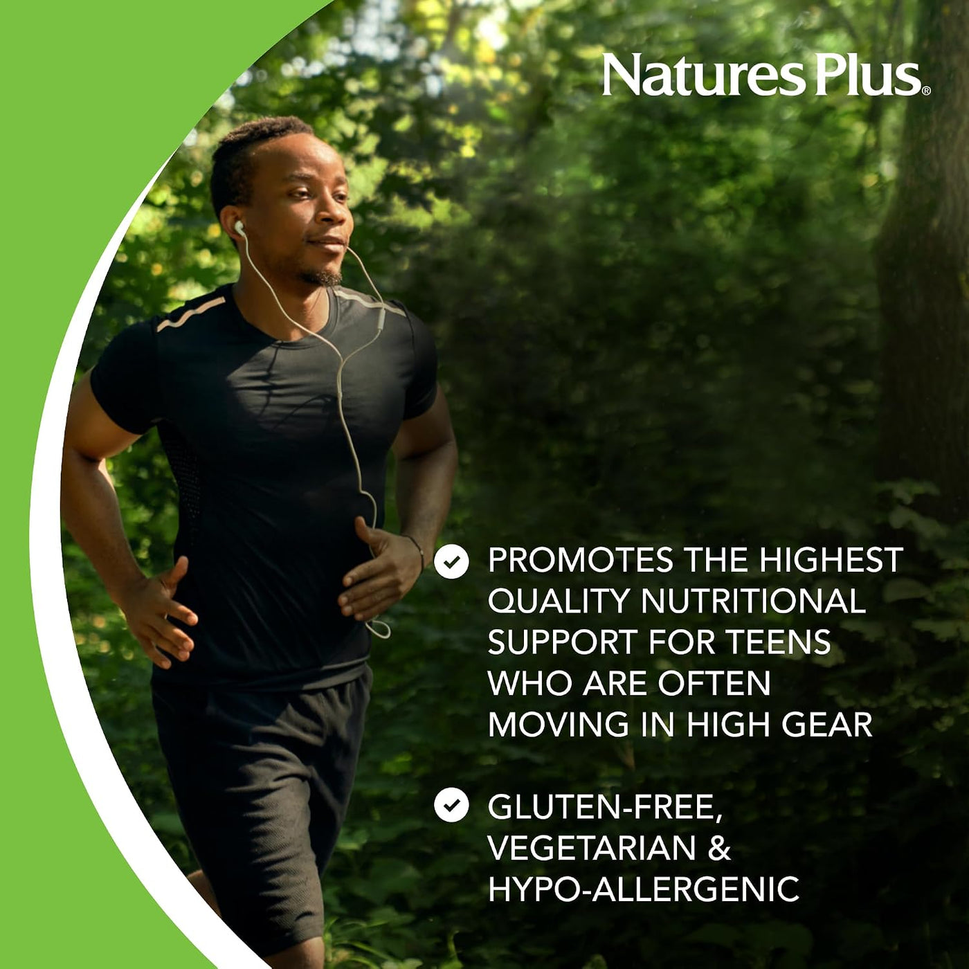 NaturesPlus Source of Life - Masticable, manzana y canela para adul...