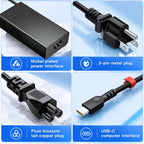 Cargador de portátil USB C de 140 W para Lenovo Legion Slim 5/5i Pro 5/5i