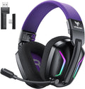 WESEARY Auriculares inalámbricos para juegos para PS5, PS4, PC, Switch y
