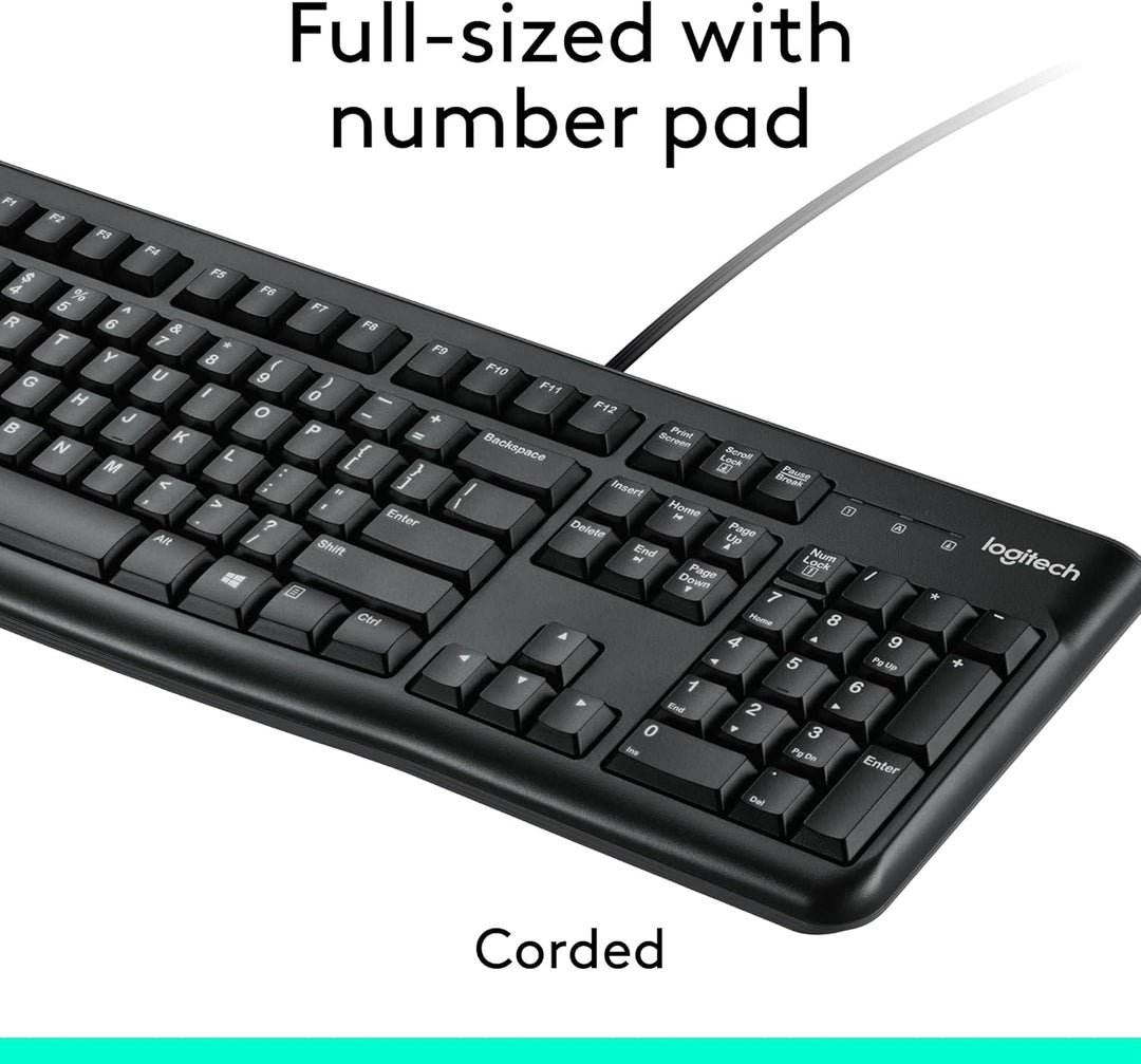 Logitech MK120 Combo de teclado y ratón con cable para