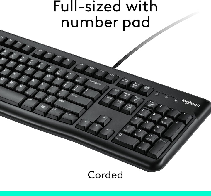 Logitech MK120 Combo de teclado y ratón con cable para