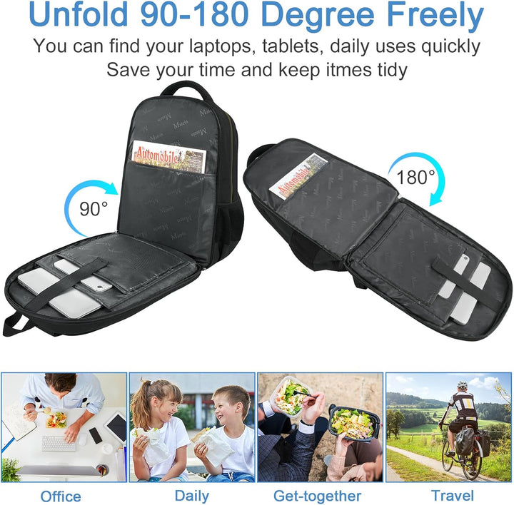 MATEIN Mochila para laptop para hombres con compartimento para el a...