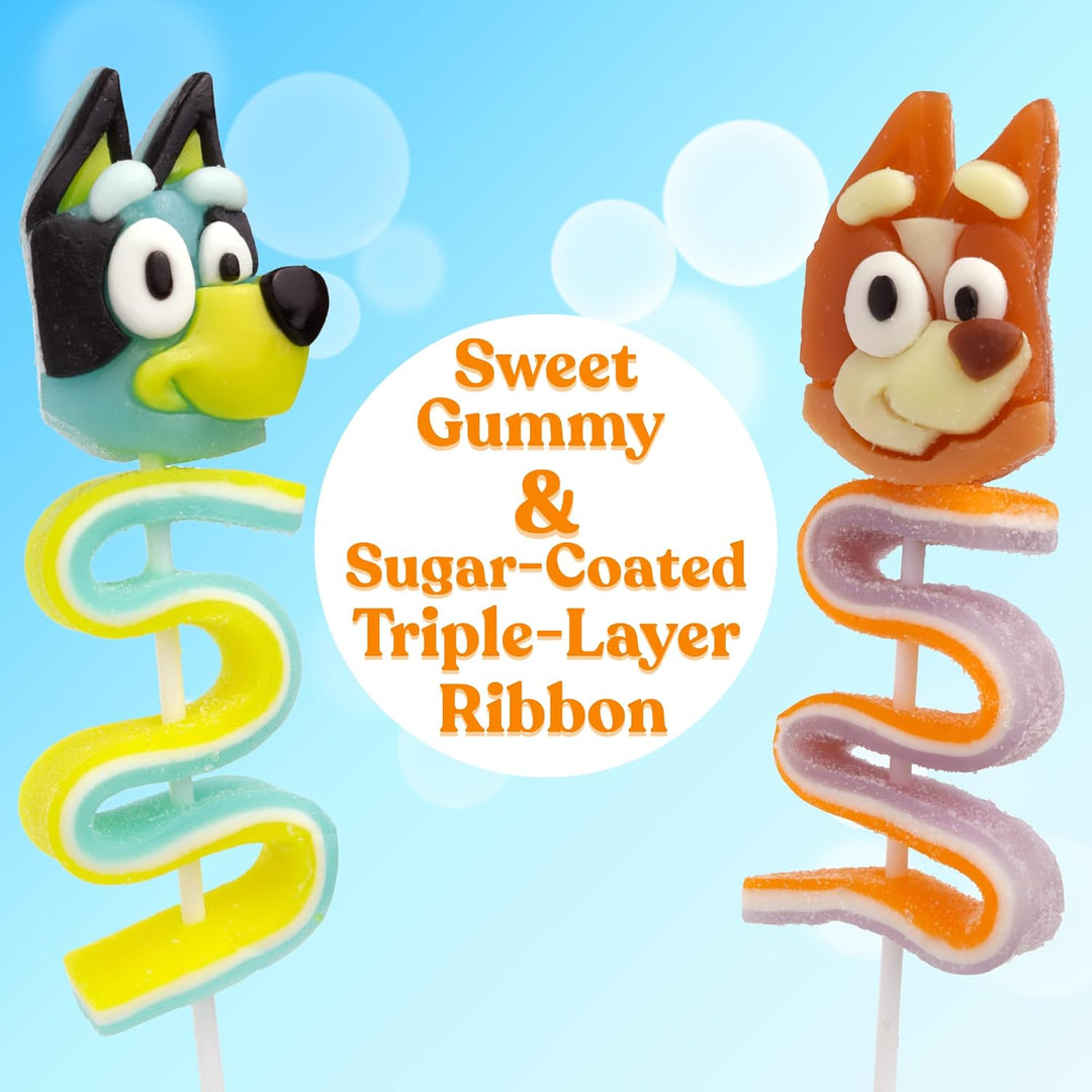 Bluey and Bingo - Paletas de gomitas brochetas de caramelo
