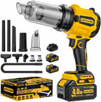 Aspiradora inalámbrica 7 en 1, aspiradora de mano con batería con motor sin escobillas de 700 W, succión y soplador de alta potencia de 50 KPA para el hogar, automóvil, pelo de mascotas