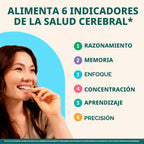 NEURIVA Plus Suplemento cerebral para la memoria y la concentración - 30