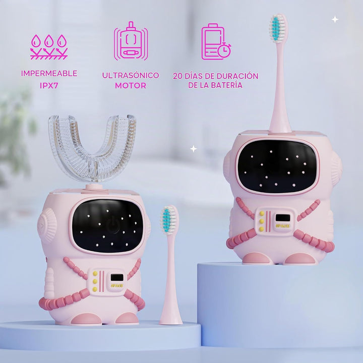 Bendi Cepillo de dientes eléctrico para niños, diseño de astronauta...