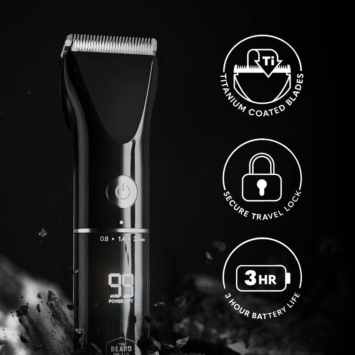 The Beard Club Recortadora de barba para hombres \u2013 Cortadora e...