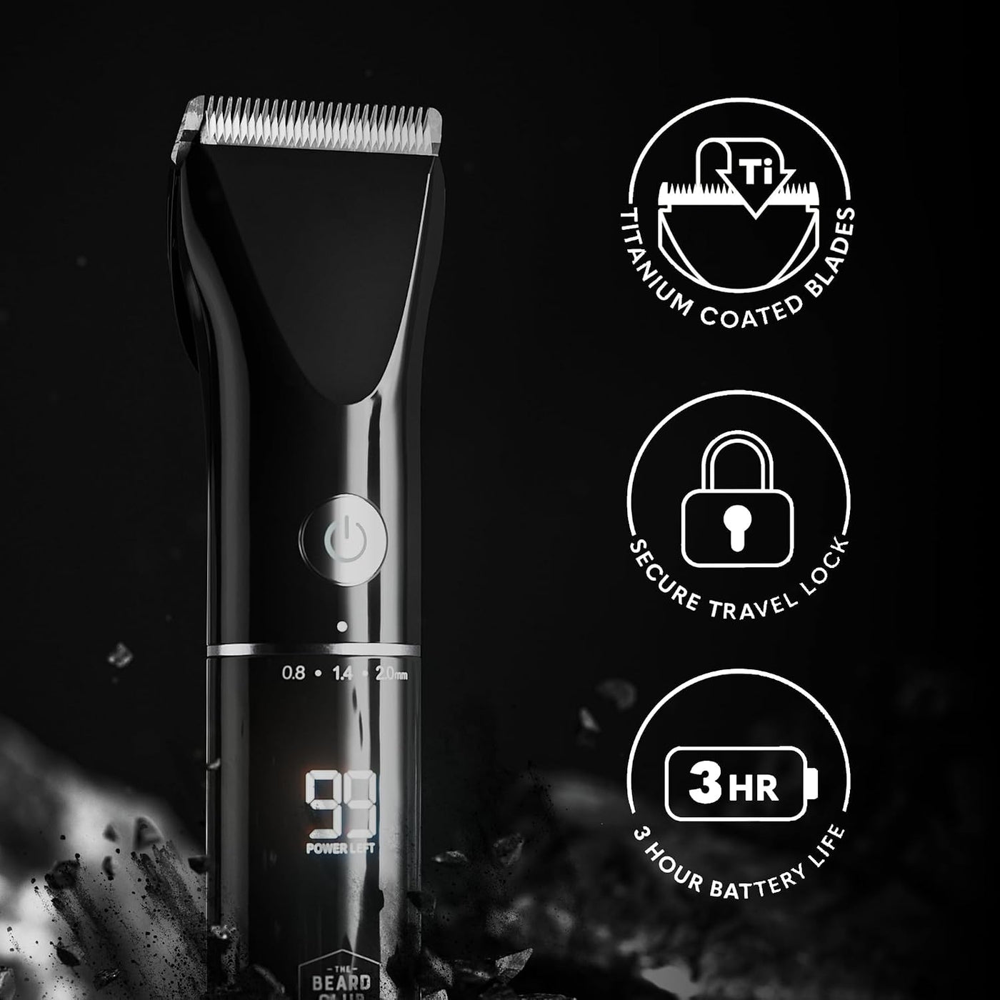 The Beard Club Recortadora de barba para hombres \u2013 Cortadora e...