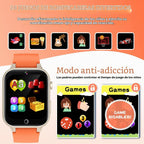 Reloj inteligente Cosjoype para niñas de 3 a 12 años, 26 juegos, pantalla táctil HD, relojes inteligentes para niños con cámara de video, reproductor de música, tarjetas educativas, 12/24 horas