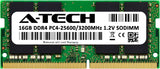 A-Tech 16GB DDR4 3200 MHz SODIMM PC4-25600 (PC4-3200AA) CL22 Módulo...