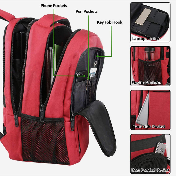 Mochila para portátil de viaje, para negocios, antirrobo, delgada,...