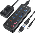 WENTER, hub USB 3.0 de 6 puertos, alimentado