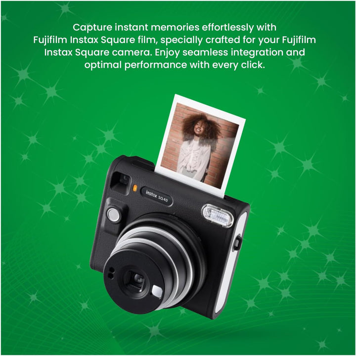 Fujifilm Película instantánea Instax Square \u2013 20 exposiciones...