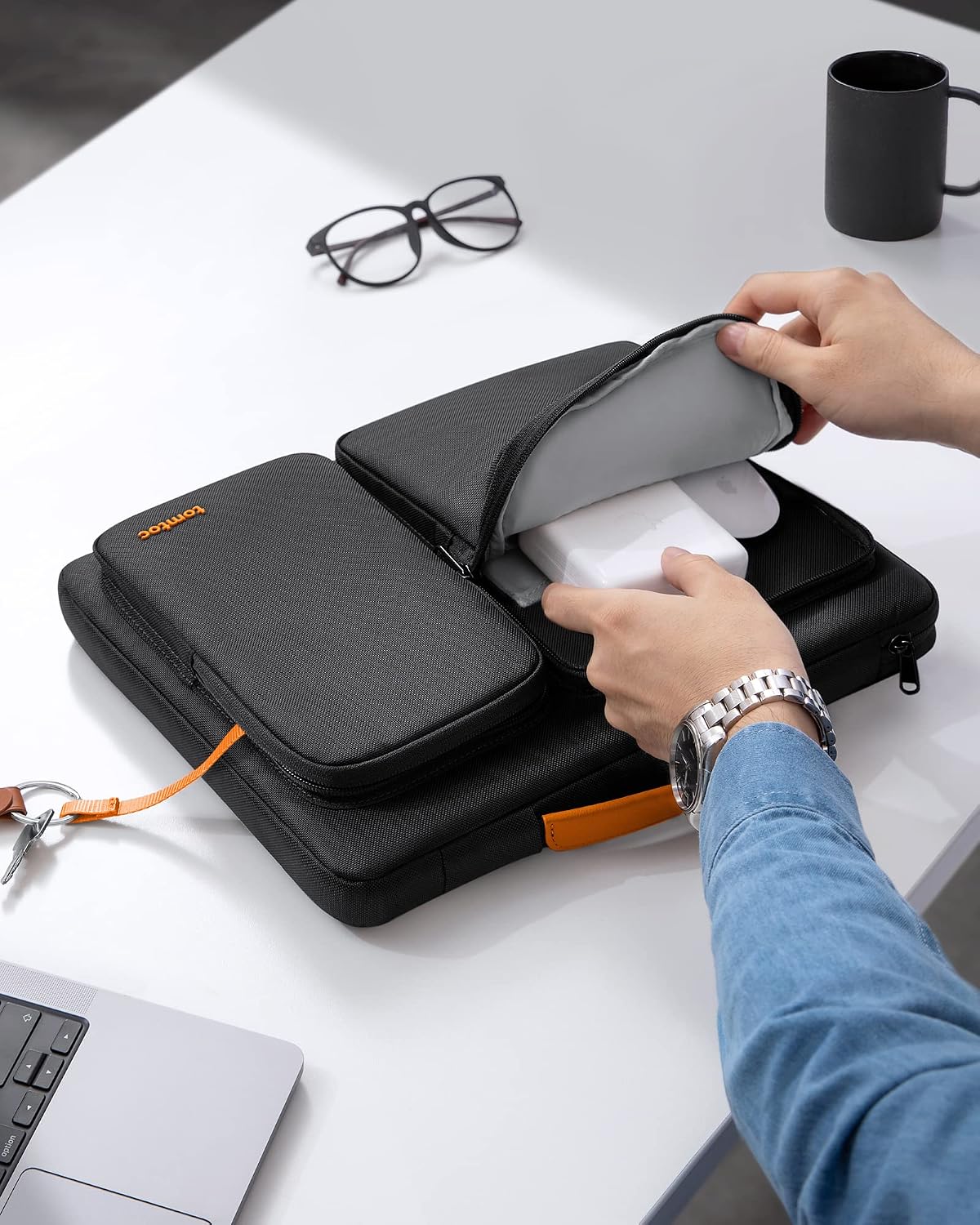 Tomtoc 360 Funda protectora para laptop de 15 pulgadas 2025 Nuevo M...