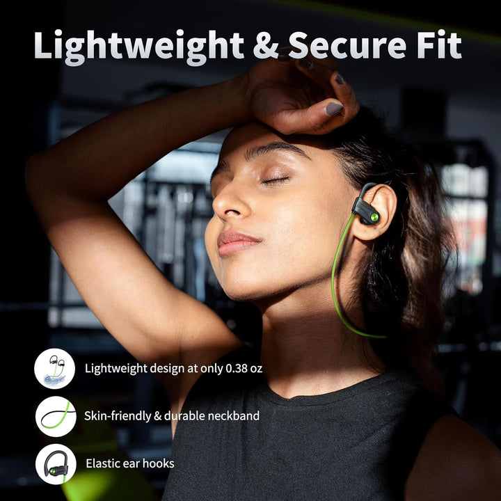 JOYWISE - Auriculares Bluetooth, auriculares inalámbricos IPX7 resi...