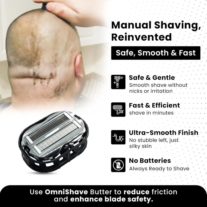 Omnishaver Premium - La forma más rápida de afeitar la cabeza, las...