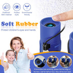 Binoculares reales para niños. Regalos para niños de 3 a 12 años. Niños o niñas. Binoculares compactos de juguete de 8x21 con óptica de alta resolución para observación de aves, viajes, acampada