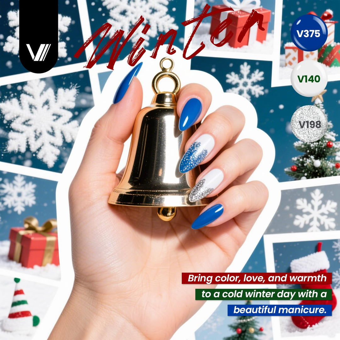 VANREESA Juego de 60 esmaltes de uñas de gel, 55 colores con capa b...