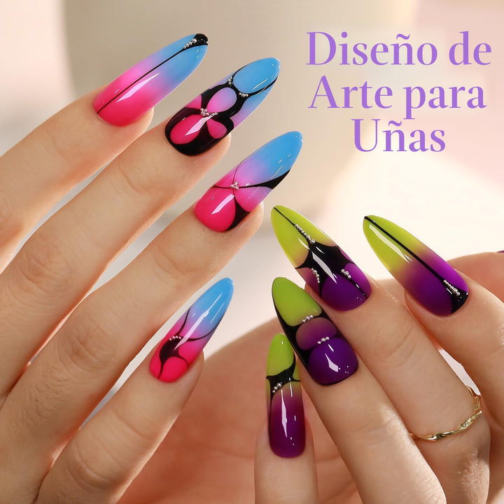 Double Rhythm 28 piezas 0.5 oz Esmalte de uñas de gel, juego de 28...