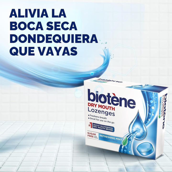 Pastillas de boca seca de bioteno, 27 unidades (paquete de 3)