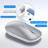 Combo de teclado y mouse inalámbricos, teclado y mouse de tamaño co...