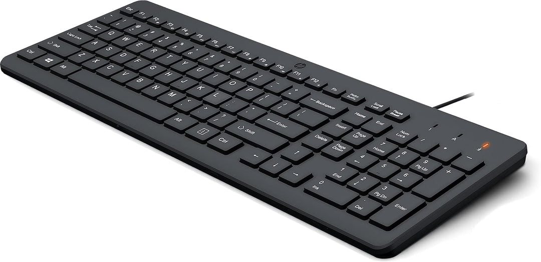 HP Teclado con cable 150 tamaño completo teclado con