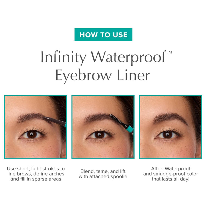 Thrive Causemetics Infinity - Lápiz de cejas impermeable, retráctil...