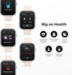 iTouch Reloj inteligente AIR 5, pantalla AMOLED de 1.85 pulgadas, llamadas Bluetooth, más de 100 modos deportivos, frecuencia cardíaca, SpO2, seguimiento del sueño y el estrés, resistente al agua, duración de la batería de 7 días, para Android y iPhone