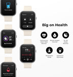 iTouch Reloj inteligente AIR 5, pantalla AMOLED de 1.85 pulgadas, llamadas Bluetooth, más de 100 modos deportivos, frecuencia cardíaca, SpO2, seguimiento del sueño y el estrés, resistente al agua, duración de la batería de 7 días, para Android y iPhone