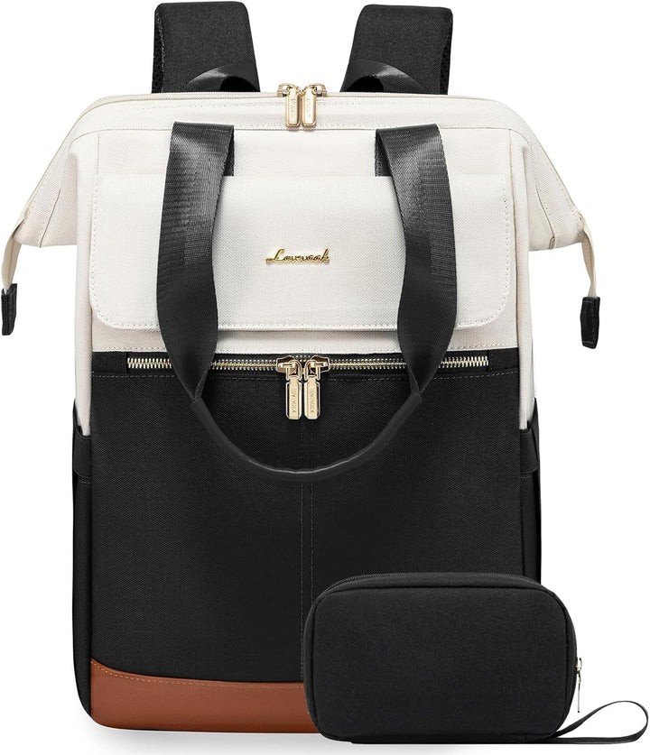 LOVEVOOK Mochila para Laptop para Mujeres, Mochila de Trabajo Conve...
