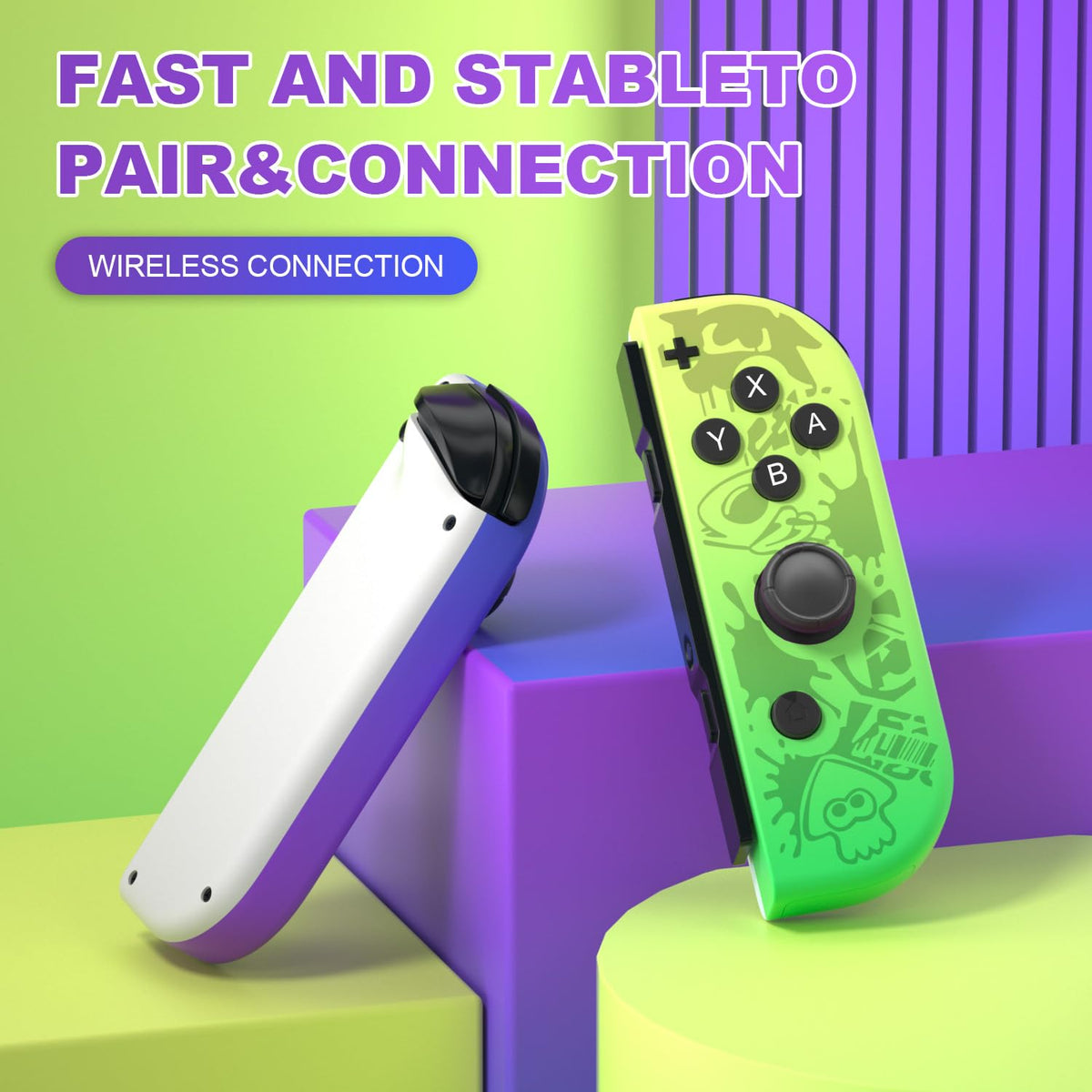 ZEBADBAD Controlador de juego Compatible con Nintendo Switch Controlador, Reemplazo para controladores Switch/Lite/OLED, PS3