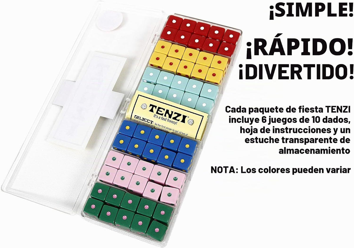 Paquete con 77 modos de jugar Tenzi incluido
