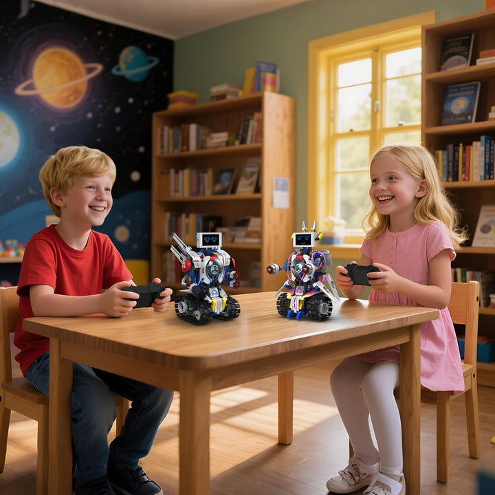 Robot 5 en 1 para niños de 8 a 12 años control remoto y