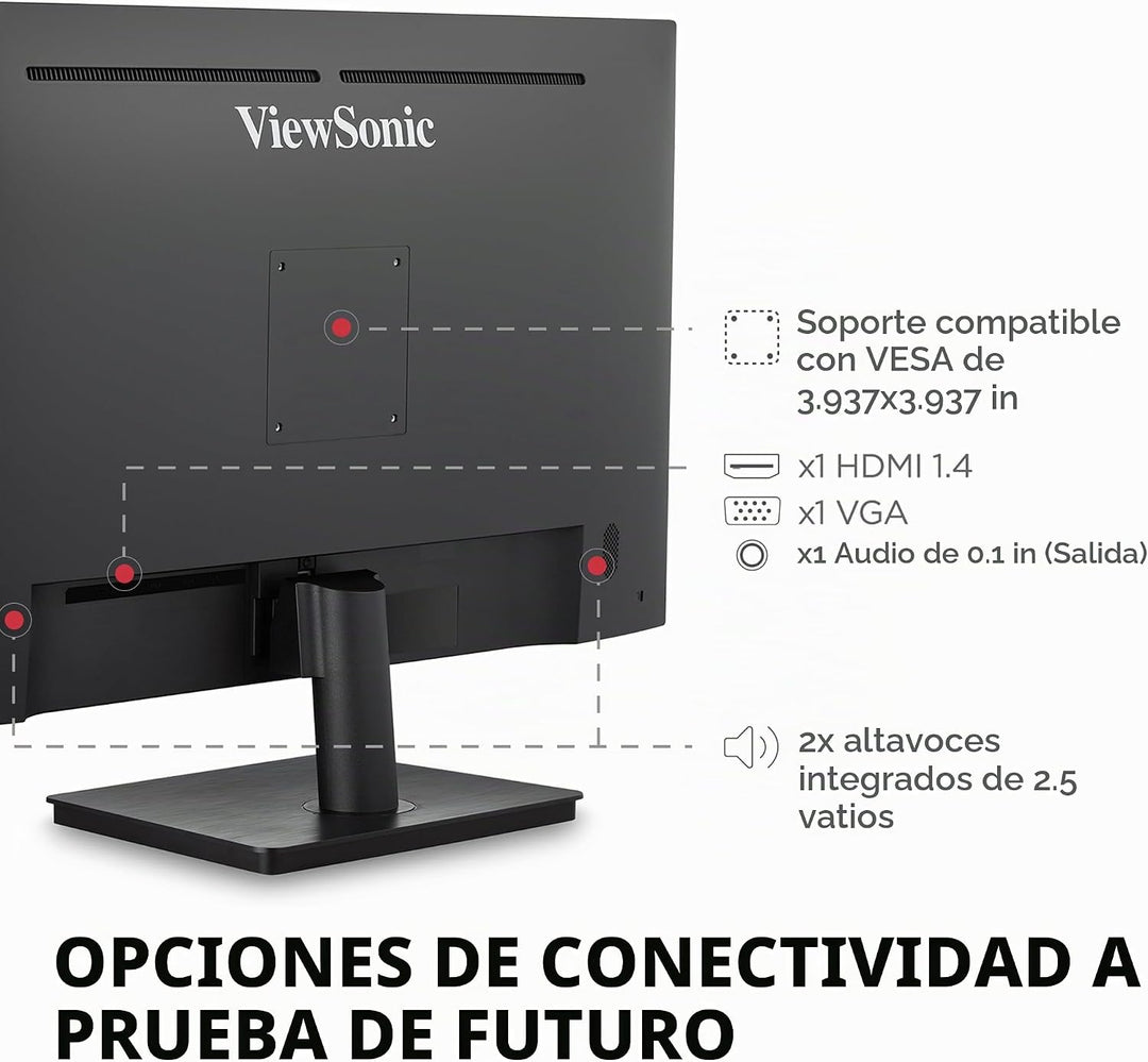 ViewSonic VA3209M Monitor IPS Full HD 1080p de 32 pulgadas con bise...