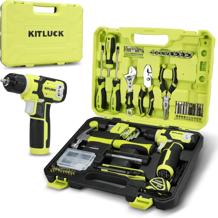 KITLUCK Juego de herramientas eléctricas, kit de 180 piezas para el...