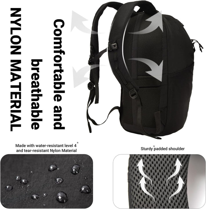 onedayHI Mochila de senderismo ultraligera y ligera de 20 L, pequeñ...