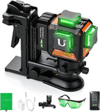 3x360° Nivel Láser Verde Autonivelante con Pantalla Digital