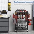 CCCEI Regleta de alimentación resistente calibre 12, 8 puertos, amarillo, 4