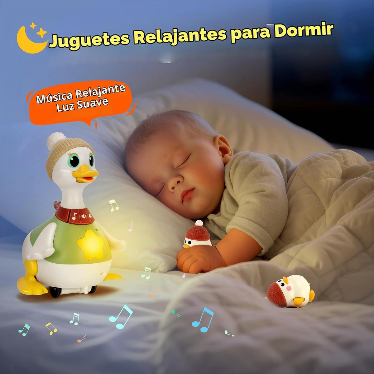 KETIEE - Juguetes para bebés de 6 a 12 meses, juguete de pato para niños