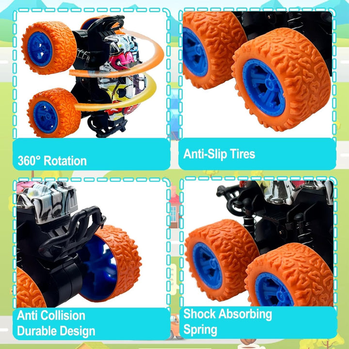 Paquete de 6 Mini Camiones Monstruo de Juguete para Niños y Niñas d...