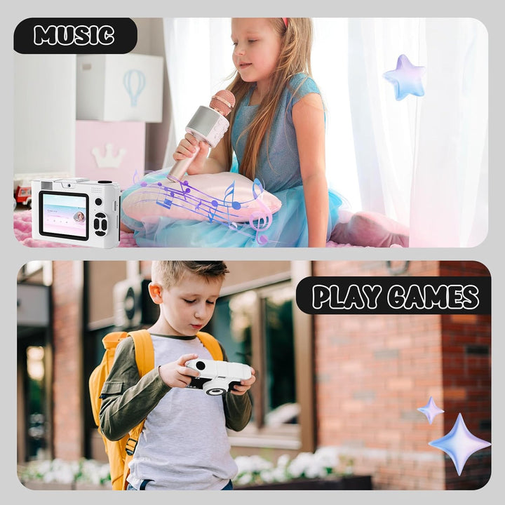 Cámara infantil de 50.0 megapíxeles para niños de 5 a 13 años con W...