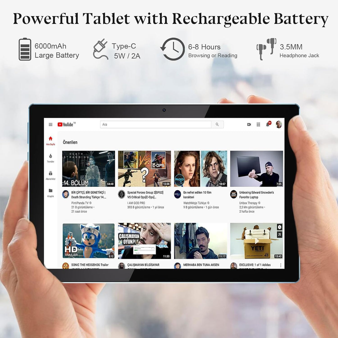 IWEGGO Tablet Android 15, 10 pulgadas 18GB RAM+128GB ROM\/2TB expan...