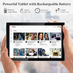 IWEGGO Tablet Android 15, 10 pulgadas 18GB RAM+128GB ROM/2TB