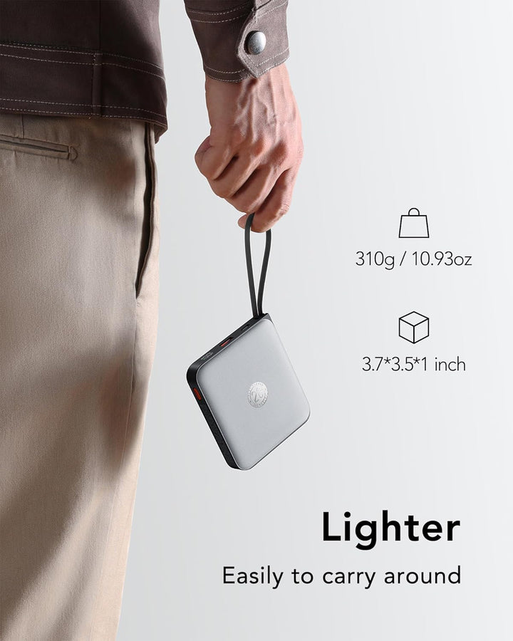 VRURC Cargador de teléfono portátil de 20000mAh con 4 cables integr...