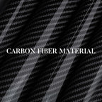 Cubierta de volante de fibra de carbono, juego de accesorios de volante de coche con cierre de presión 3 piezas, protector antideslizante con envoltura, universal, negro brillante