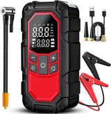 Arrancador con compresor de aire, batería de coche (gasolina 9.0\/6...
