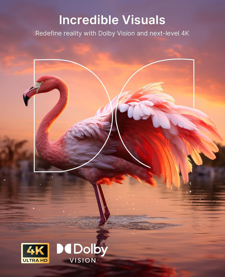 NexiGo TriVision Ultra, proyector portátil 4K Tri-LED láser, 2600 l...